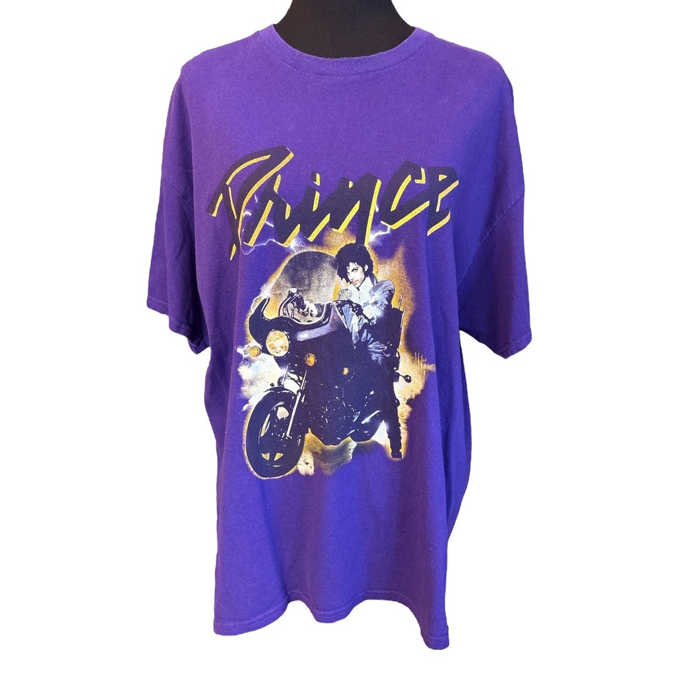 The Prince Estate Official & Approved Purple Rain Graphic T-Shirt, Men's Size XL